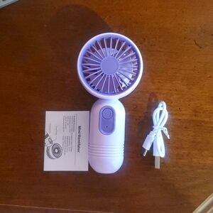 Mini Handheld Fan|Purple
